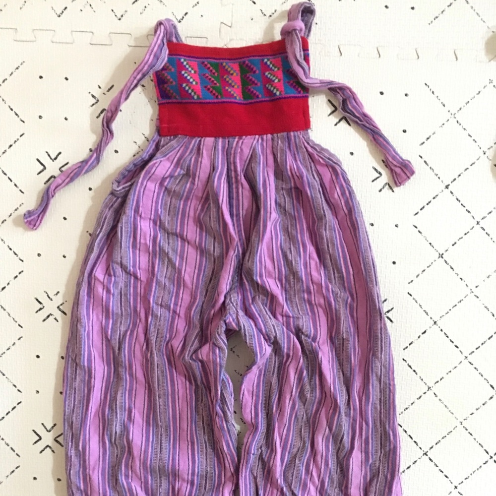 Ethnic toddler romper
